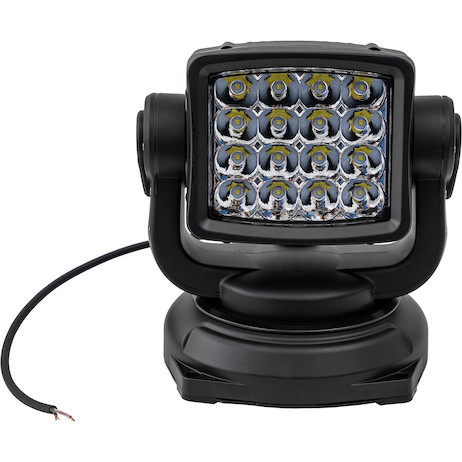 Buyers Products 1492202 Ultra Bright Remote Control Spot Light, Permanent Mount - Black