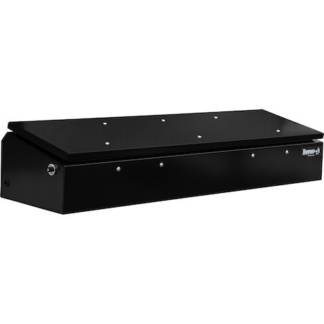 Buyers Products 1703945 14x20x72 Heavy-Duty Gloss Black Steel Crossbody Wedge Truck Tool Box