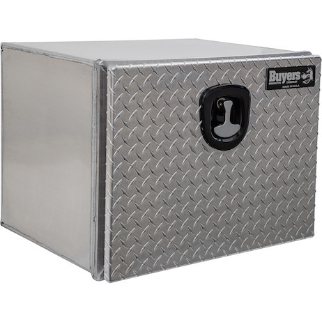 Buyers Products 1706500 Series Pro Series Smooth Aluminum Underbody Truck Tool Box with Diamond Tread Door