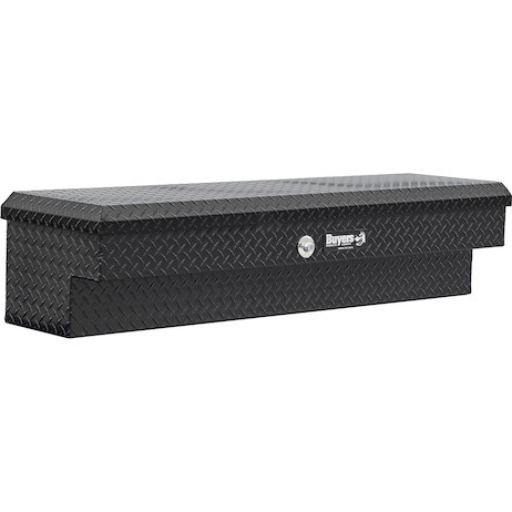 Buyers Products 1723005 Series Gloss Black Diamond Tread Aluminum Lo-Sider Truck Box