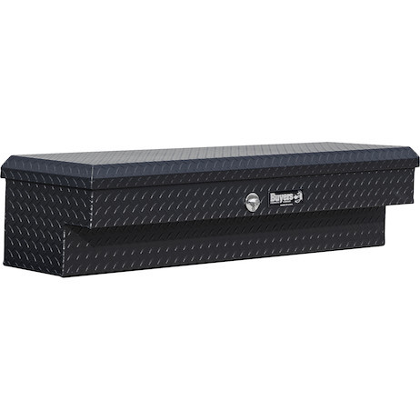 Buyers Products 1733005 Series Textured Matte Black Diamond Tread Aluminum Lo-Sider Truck Tool Box