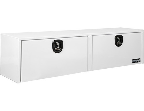 Buyers Products 1753151 Series Gloss White Smooth Aluminum Topsider Truck Tool Box