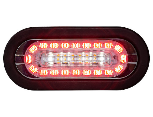 Buyers Products 5626432 6 Inch Combination LED Stop/Turn/Tail, Backup, and Strobe Light with 32 LEDs