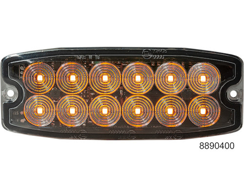 Buyers Products 8890400 Series Dual Row Ultra Thin 5 Inch LED Strobe Light