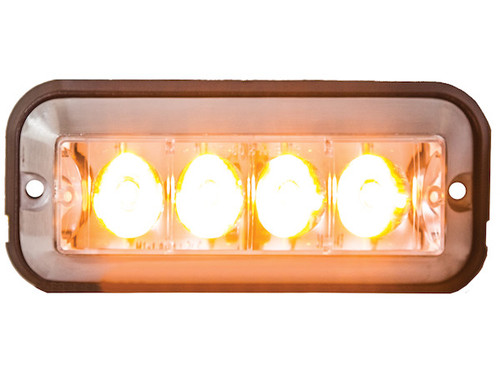 Buyers Products 8891104 Series Raised 5 Inch LED Strobe Light with 19 Flash Patterns