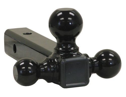 Buyers Products 1802200 Series Tri-Ball Hitch with Black Towing Balls