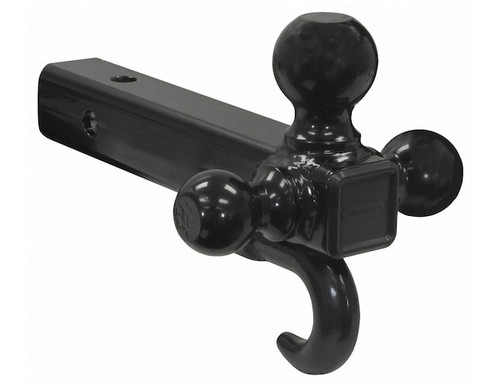 Buyers Products 1802208 Tri-Ball Hitch with Recovery Hook for 2 Inch Hitch Receivers
