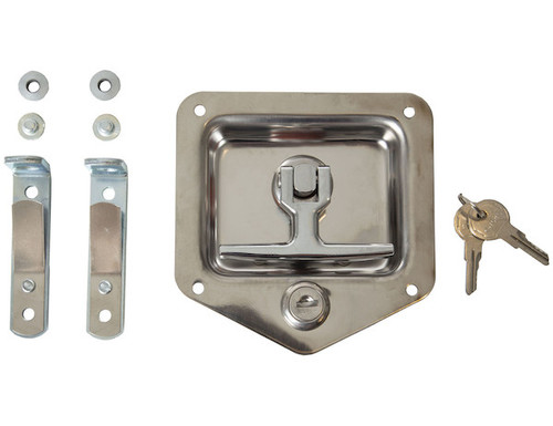 Buyers Products L882501 Stainless Steel 2-point T-Handle for Latches with rod guides