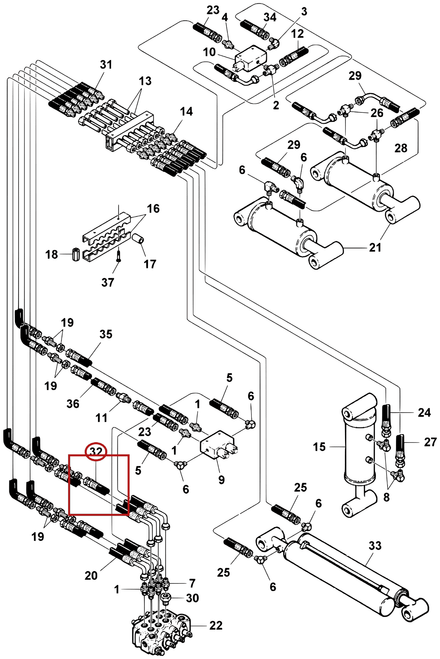 Challenger CH-45 Hose Assembly, 48" - where it fits
