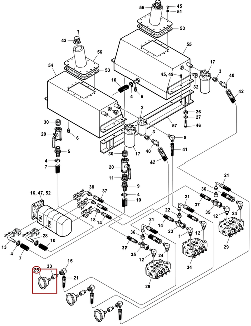 Challenger CH-45 Gauge, Hydraulic Pressure - where it fits