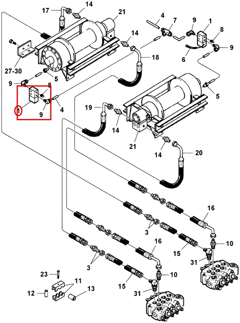 Challenger CH-45 Valve, Solenoid Air Control - where it fits