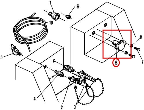 Challenger CH-45 HD 7-Way Trailer Connector - where it fits