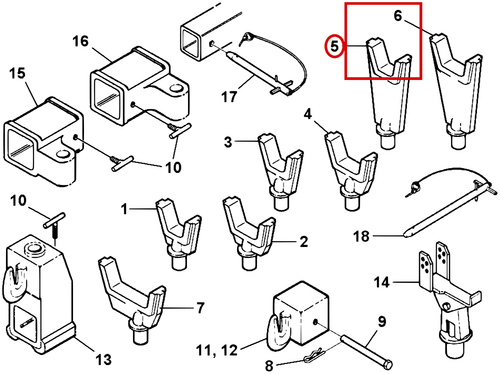 Challenger CH-45 Fork, Long (3" Opening) - where it fits