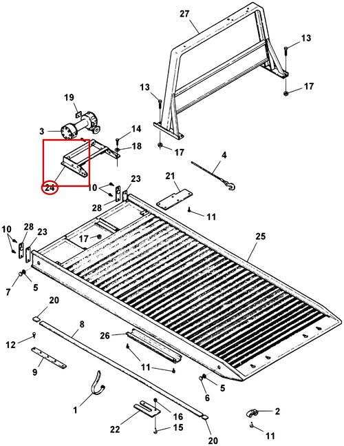 Century Series 10 Gen 1 Winch Mounting Bracket (Std Winch) - where it fits