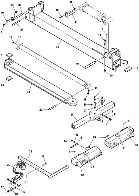 Century Series 10 Gen 1 Pin, Crossbeam Pivot - where it fits