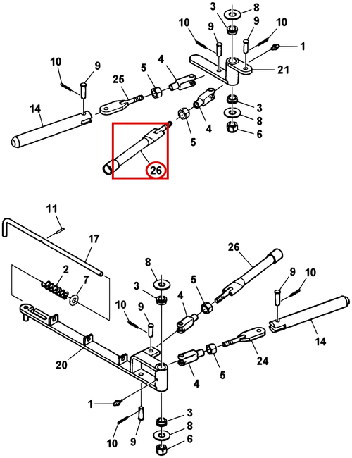 Century Series 10 Gen 1 Center Linkage - where it fits