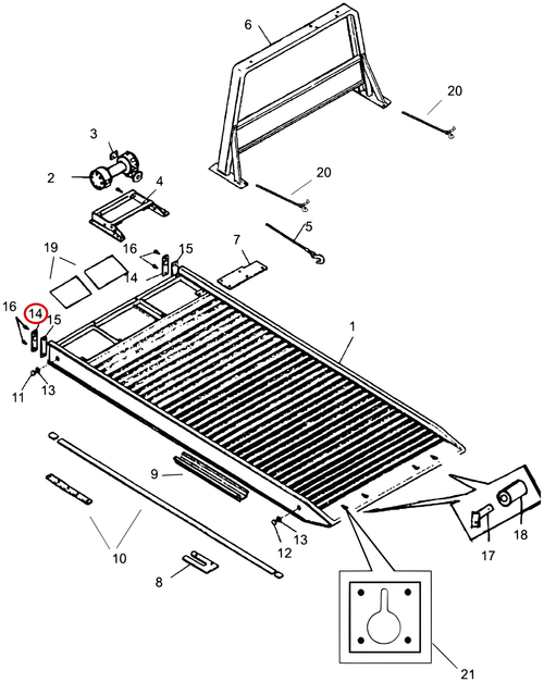 Century Series 10 Gen 1 Bed Filler Plate - where it fits
