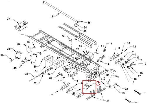 Century Series 10 Gen 1 Aluminum. L-Arm Storage Tube Bracket - Left - where it fits