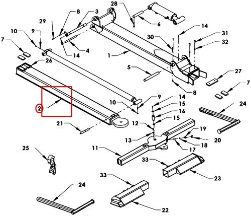 Century Series 10 Gen 1 Inner Boom Weldment - where it fits