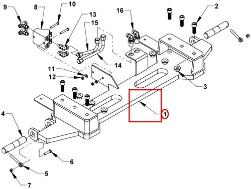 Chevron Series 10 Gen 2 Tilt Cylinder Obt Trunnion - where it fits