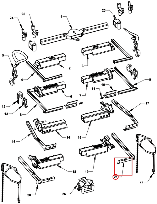 Chevron Series 10 Gen II 3-Way Pivot L-Arm - RH - where it fits