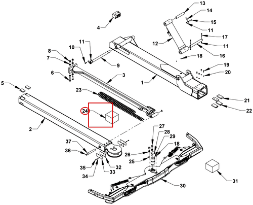 Chevron Series 10 Gen II Hose Kit Igus Track - where it fits