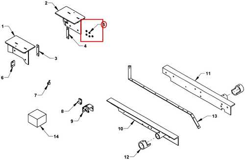 Chevron Series 10 Gen II Def Tank Spacer Washer - F55 Def Tank Spacer Washer - F550 - where it fits