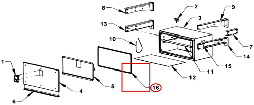 Chevron Series 10 Gen II Trim Seal - 3/16 with 5/8 Bulb - 96 in. (Per Foot) - where it fits