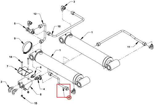 Century Series 12 Gen II Underlift Fluid Tube Assembly - RH - where it fits
