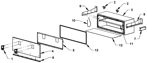 Century Series 12 Gen 2 Door Assembly - diagram
