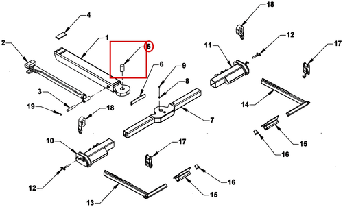 Chevron Renegade 408V&T Crossbar Pivot Pin - where it fits