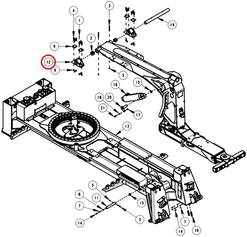 Century 1150 Bracket - Boom Pivot - where it fits