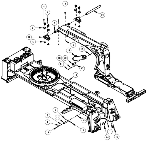 Century 1150 Coach Lr Knee Boom U/L - diagram