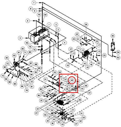 Century 1150 Hose 8AT2(8FJX-8FJ90) 110" - where it fits