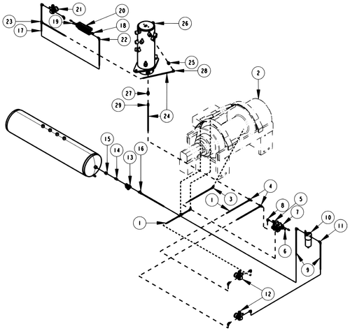 Century 1150 Kit, Pinlock Air Parts,rotator - diagram