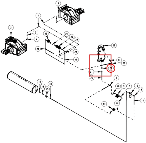 Century 1150 Fitting, Hyd 4MB-4FP - where it fits
