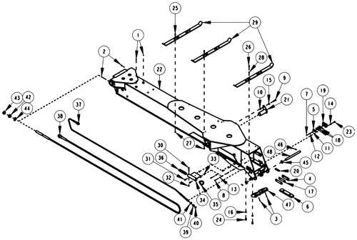 Century 1150 Kit-Winch Cable Stow - diagram