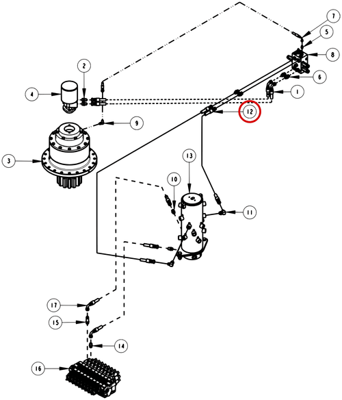 Century 1150 Hose Hydraulic, 25" - where it fits