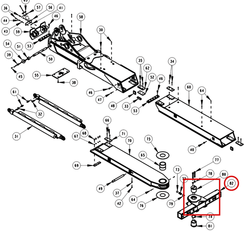 Century 1150 Crossbar Weldment 25K, Century - where it fits