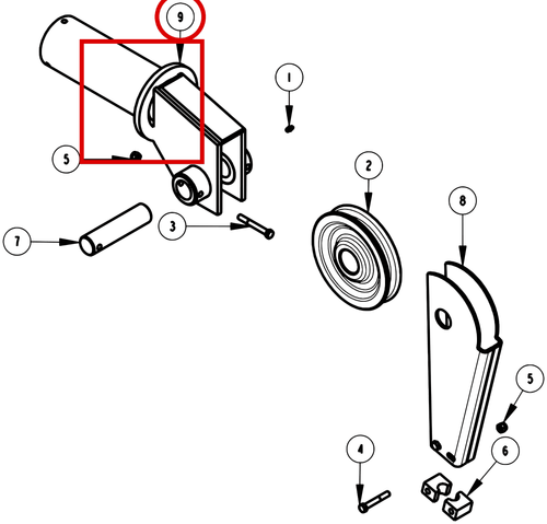 Century 1150 Boom End Swivel Weldment - where it fits