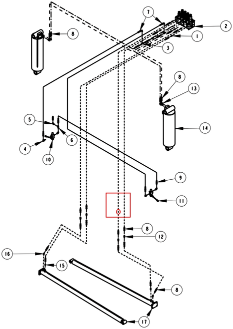 Century 1150 Hose Hydraulic, 66" Lg. - where it fits