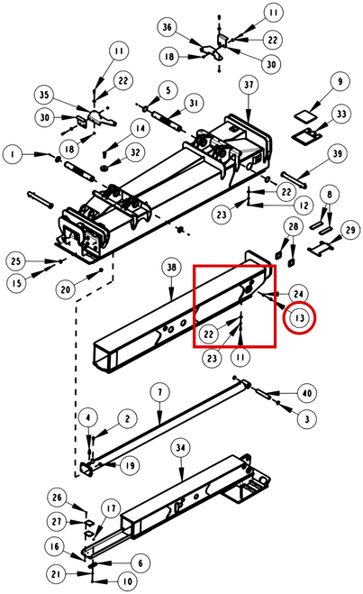 Century 1150 Screw, 1/2-13X3/4 Hhc Grade 5 - where it fits