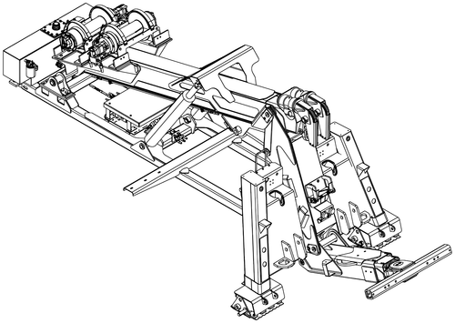 Century 4024/T2 Hose Hyd, 36" 0302582 - diagram