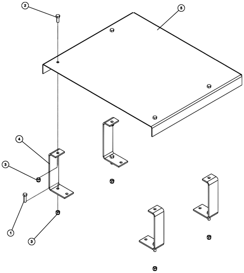 Century 4024/T2 Support, Cover - diagram