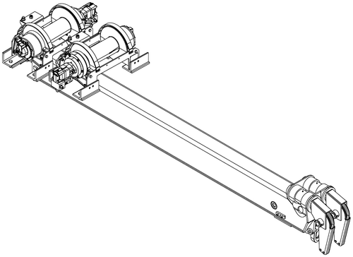Century 4024/T2 Plate - Lube Mounting. - diagram