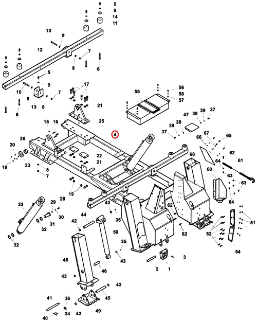 Vulcan V-30 Subframe Weldment - where it fits