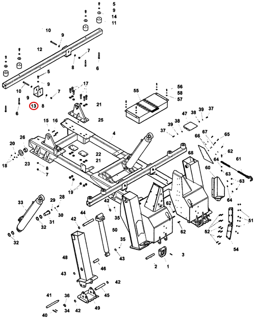 Vulcan V-30 Bracket, Body Tube - where it fits