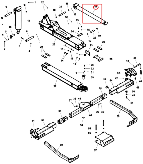Vulcan V-30 Cylinder, Underlift Extend - where it fits