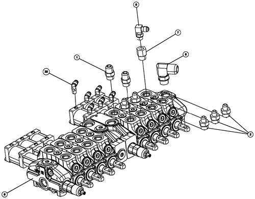 Vulcan V-30 Gen 2 Screw, M8-1.25X20 Hhc 10.9 - diagram