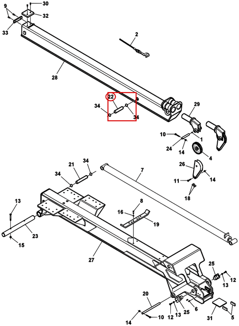Challenger CH-35 Pin - where it fits